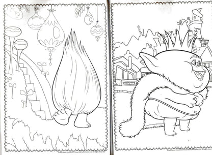 Trolls - Spring Time! - Coloring & Activity Book with Includes Stickers