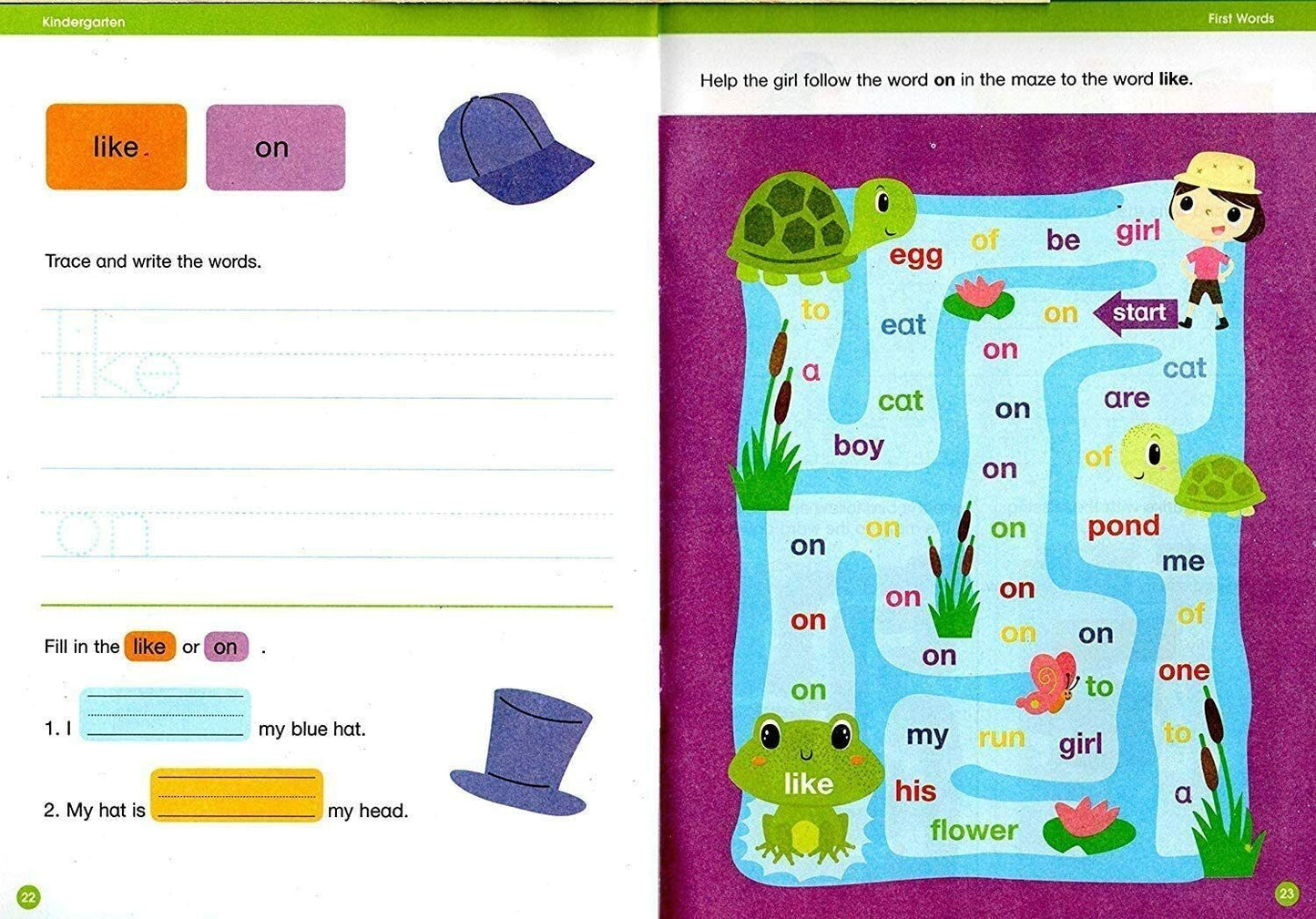 Workbooks Numbers & Counting, Colors & Shapes, Letters & Writing, First Words