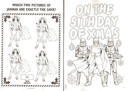 Star Wars - Christmas Holiday Coloring & Activity Book - May Tour Days BB Marry