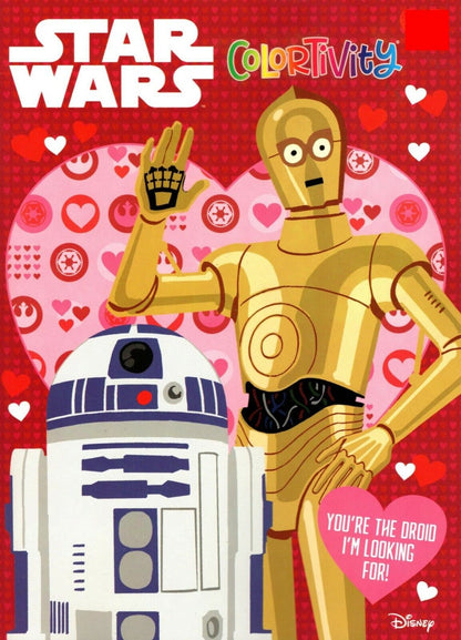 Colortivity Disney Star Wars - Cut-Out Valentines Coloring & Activity Book