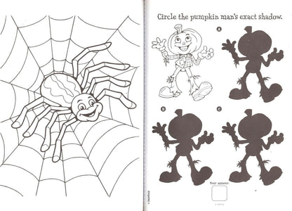 Halloween Book - Coloring and Activity Book ~ Pumpkin Pals & Boo to You!