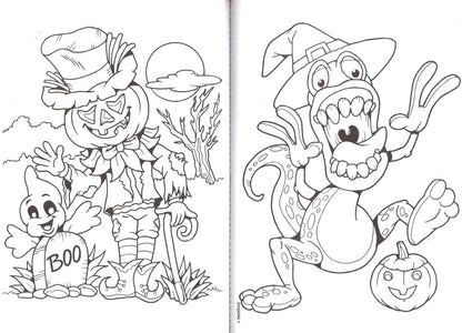 Halloween Book - Coloring and Activity Book ~ Pumpkin Pals & Boo to You!
