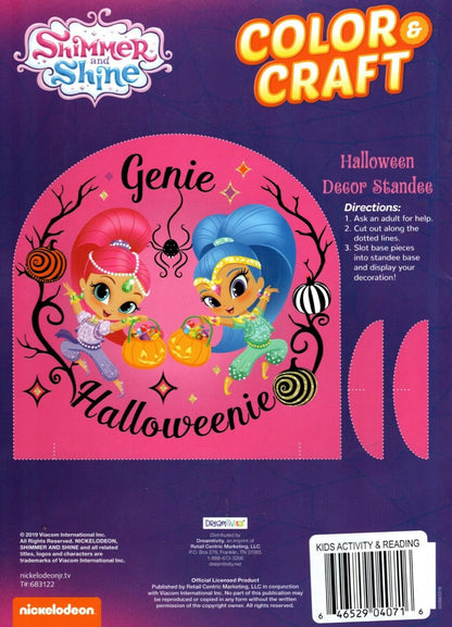 Shimmer and Shine - Coloring & Craft Book - Genie Halloween Party + Stickers