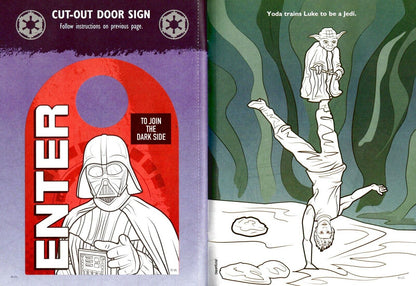 Star Wars - Coloring & Craft Book - Darth Vader + Award Stickers and Charts