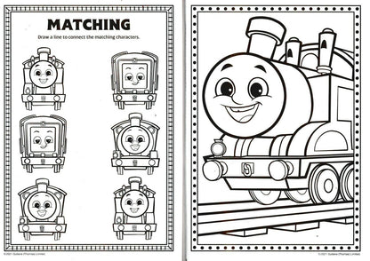 Tomas & Friends - Full Steam Ahead - Jumbo Coloring & Activity Book 80 pages