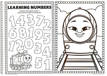 Tomas & Friends - Full Steam Ahead - Jumbo Coloring & Activity Book 80 pages