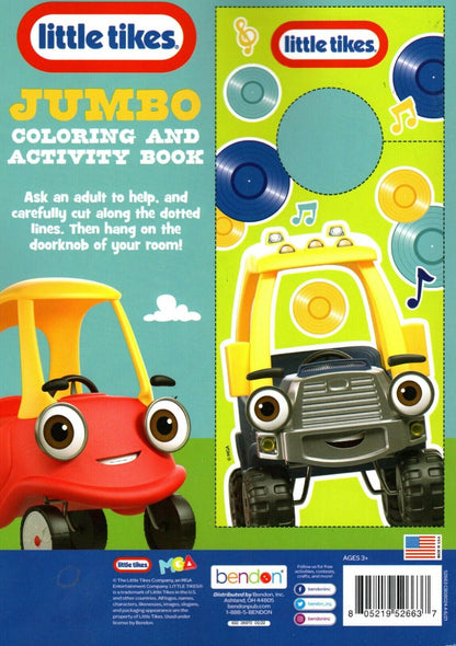 Little Tikes - Jumbo Coloring & Activity Book 80 pages + Award Stickers