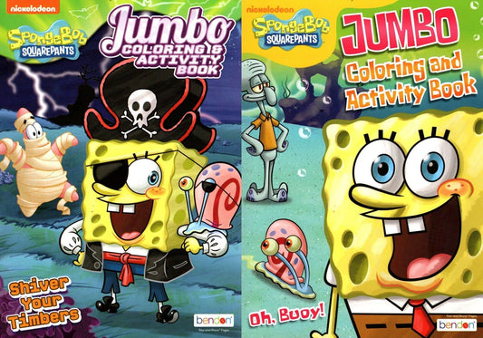 SpongeBob - Oh, Buoy! & Shiver Your Timbers- Jumbo Coloring & Activity Book