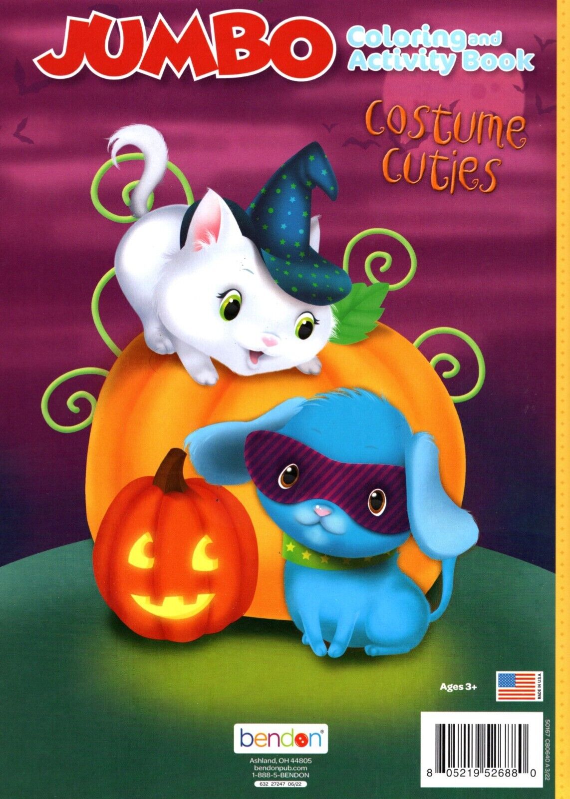 Costume Cuties - Halloween Jumbo Coloring & Activity Book + Award Stickers