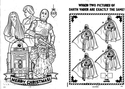 Star Wars - Christmas Coloring & Activity Book - Troop-in Through the Show