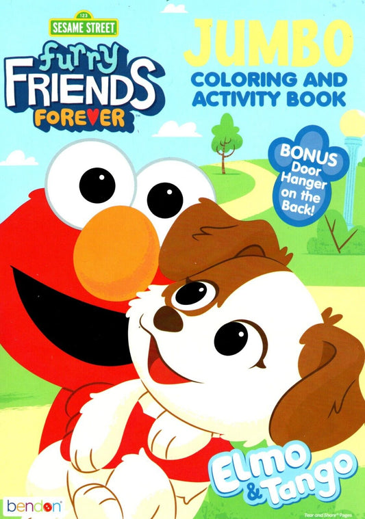 Sesame Street Furry Friends Forever - Elmo & Tango - Jumbo Coloring & Activity Book