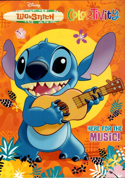 Colortivity Disney Lilo & Stitch - Coloring & Activity Book - Here For the Music
