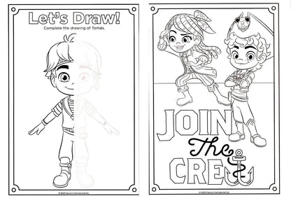 Santiago of the Seas - Jumbo Coloring & Activity Book - X Marks the Spot + Stickers
