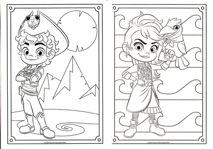 Santiago of the Seas - Jumbo Coloring & Activity Book - X Marks the Spot + Stickers
