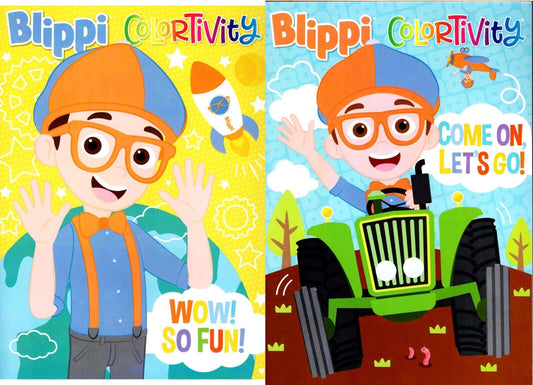 Dreamtivity Blippi - Come on Let`s go and Wow So Fun - Coloring & Activity Book