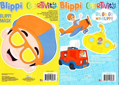 Dreamtivity Blippi - Come on Let`s go and Wow So Fun - Coloring & Activity Book