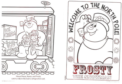 Frosty The Showman - Coloring and Activity Book ~ Welcome to The North Pole