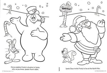 Frosty The Showman - Coloring and Activity Book ~ `Tis The Season to be Freezin