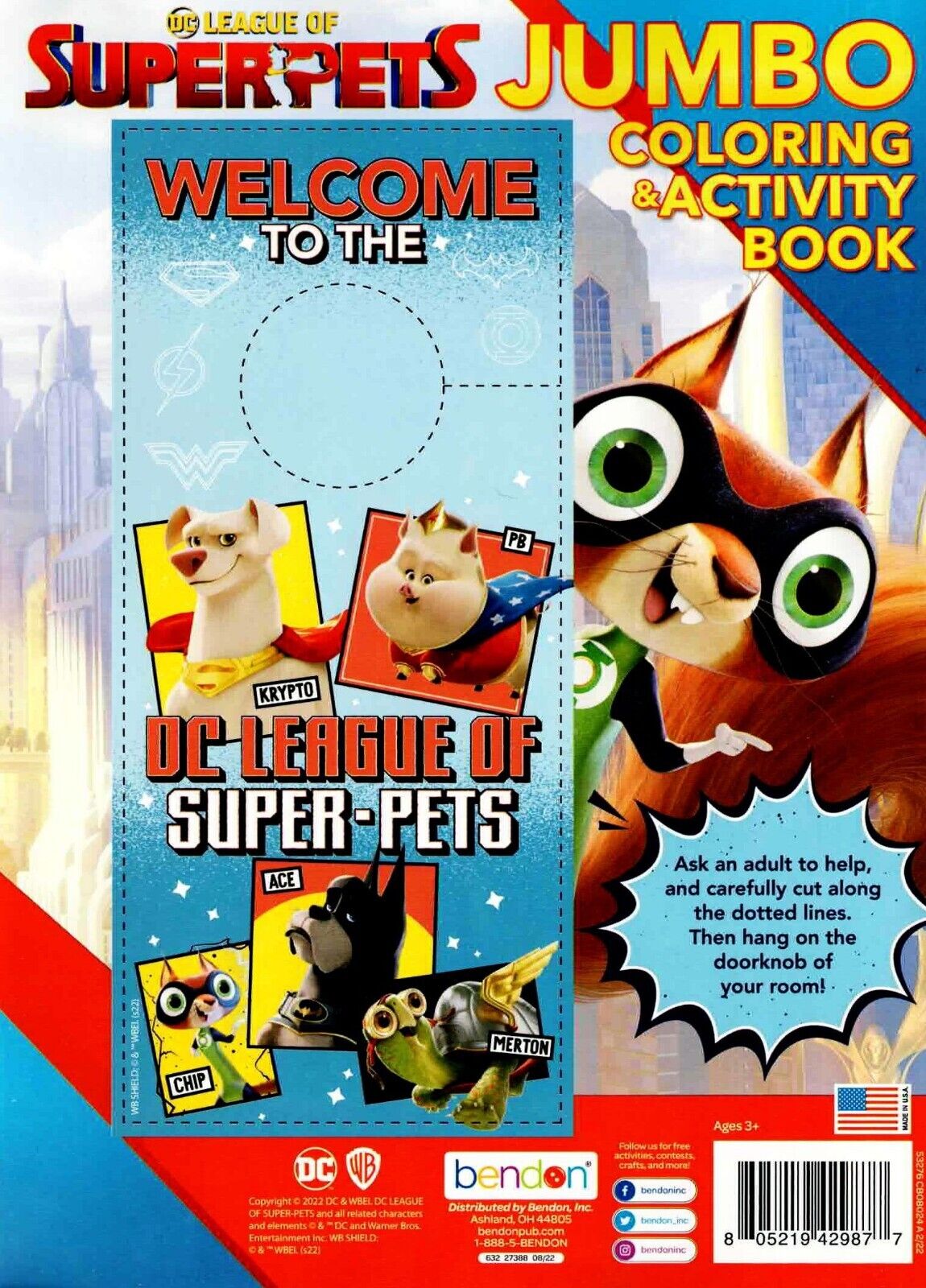 DC League of Super Pets - Jumbo Coloring & Activity Book