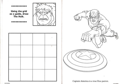 Marvel Avengers - Stars and Stripes - Jumbo Coloring & Activity Book