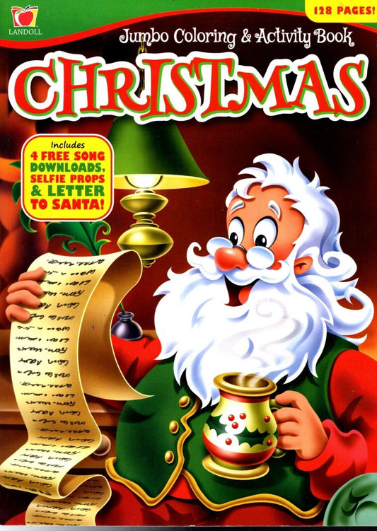 Christmas Holiday - Jumbo Coloring & Activity Book