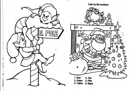 Christmas Holiday - Jumbo Coloring & Activity Book