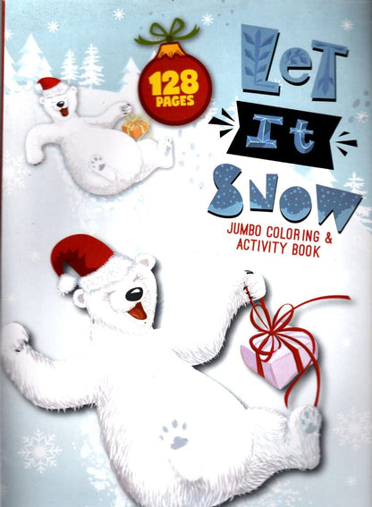 Christmas Holiday - Jumbo Coloring & Activity Book - Let it Snow