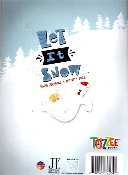 Christmas Holiday - Jumbo Coloring & Activity Book - Let it Snow