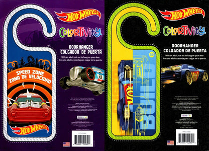 Colortivity Hot Wheels - Speed Zone & Built to Win - Coloring & Activity Book
