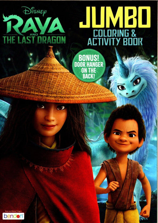 Disney Raya and The Last Dragon - Jumbo Coloring & Activity Book v3