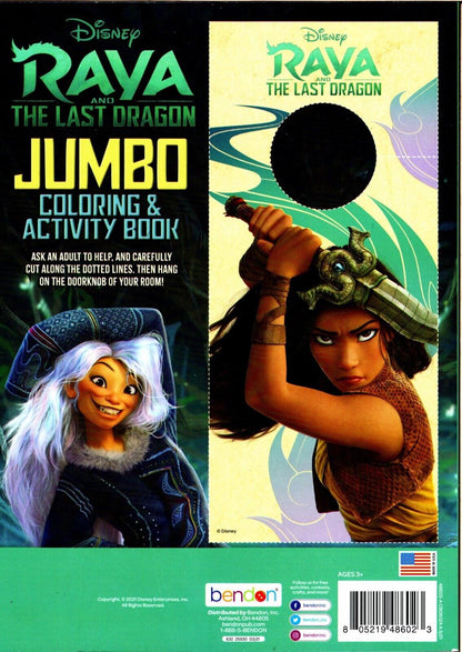 Disney Raya and The Last Dragon - Jumbo Coloring & Activity Book v3