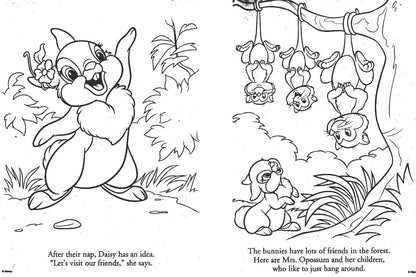 Disney Bannies - Jumbo Coloring & Activity Book - Easter Blooms