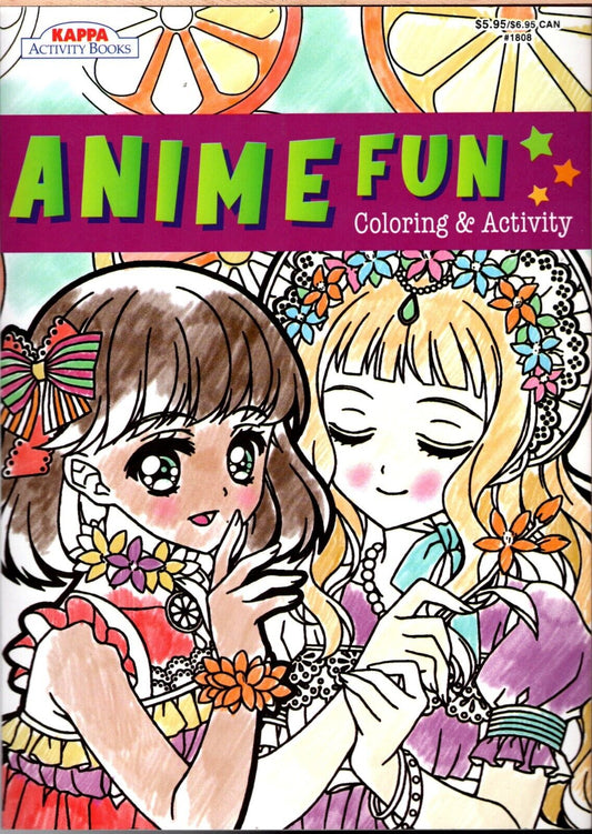 Anime Fun - Coloring & Activity Book