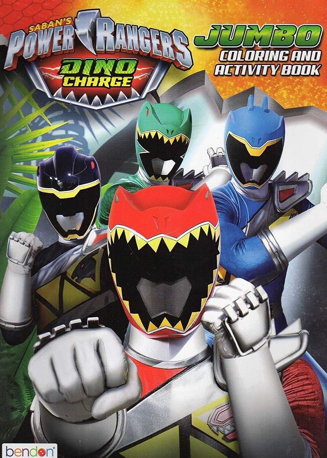 Power Rangers Dino Charge Jumbo Coloring & Activity Book - v2