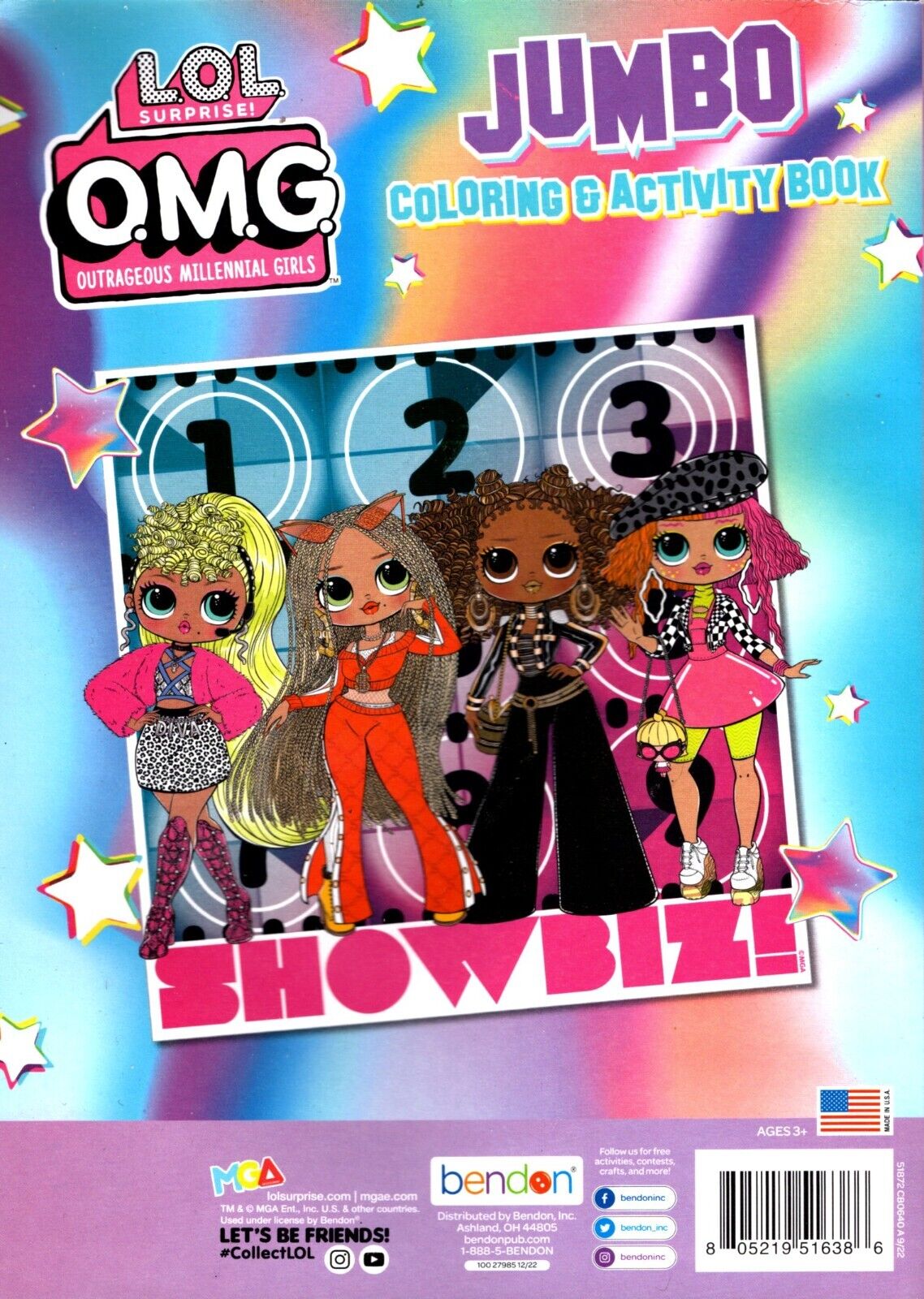 L.O.L. Surprise - Showbiz! - Jumbo Coloring & Activity Book