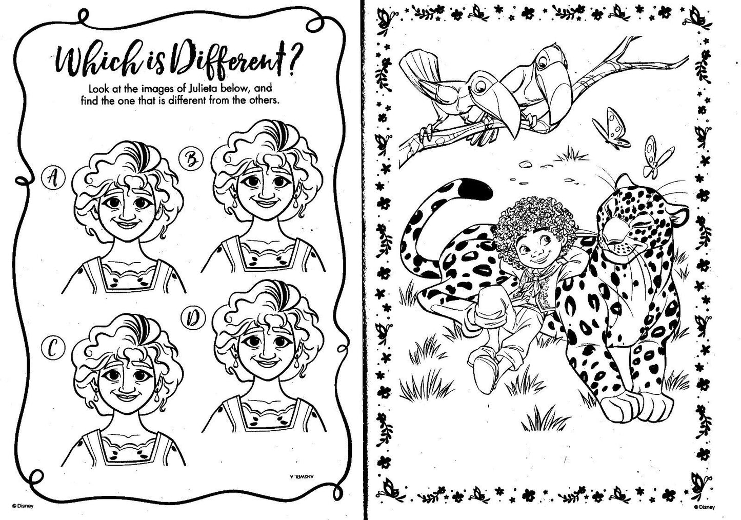 Disney Encanto - Jumbo Coloring & Activity Book Book 80 pages (Set of 2 Books)