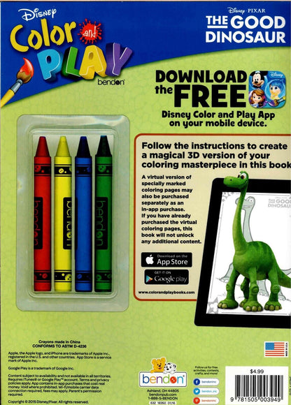 The Good Dinosaur - Coloring & Activity Book - Color and Play