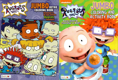 Rugrats - Jumbo Retro Coloring & Activity Book (Set of 2 Books)