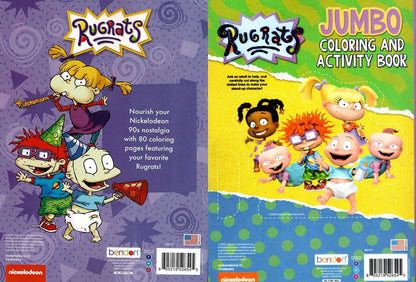 Rugrats - Jumbo Retro Coloring & Activity Book (Set of 2 Books)