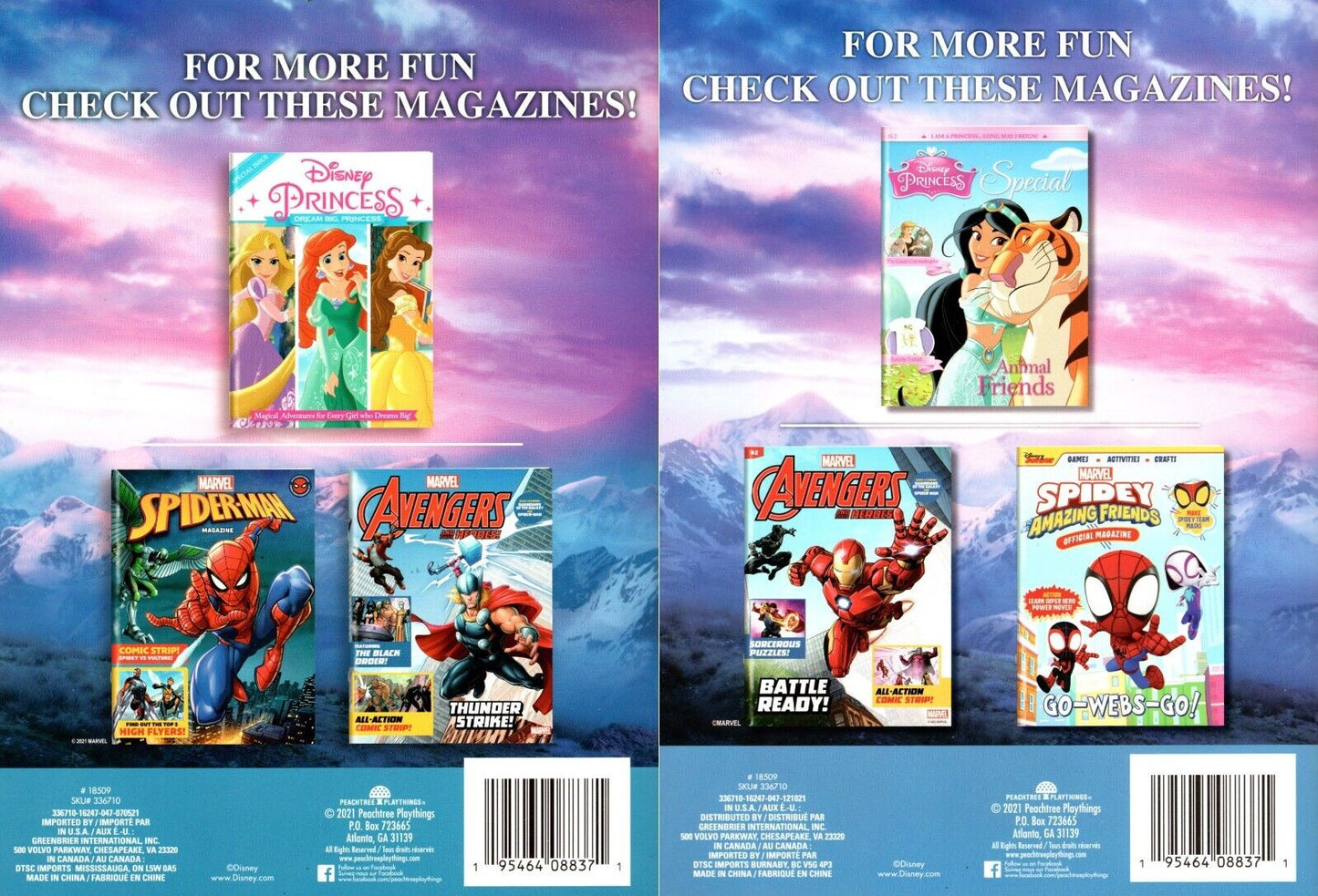 Disney Frozen - The Official Magazine - Coloring & Activity Book vol.1-2