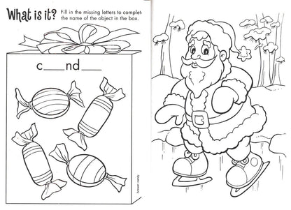 Tree Topper, Jolly Helper, Giving Time, and Snow Pals - Christmas Activity Book