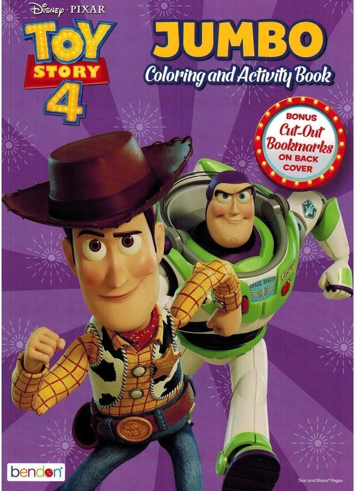 Toy Story 4 - Jumbo Coloring & Activity Book (Set of 2 Books) v2
