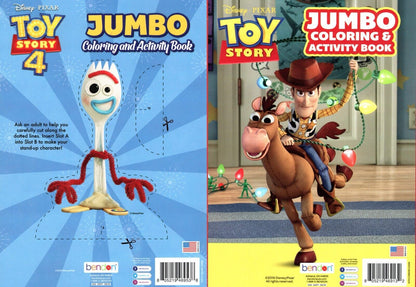 Disney Toy Story - Jumbo Coloring & Activity Book(Set of 2 Books) v3