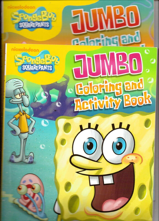 SpongeBob SquarePants Jumbo Coloring & Activity Book 2-Pack