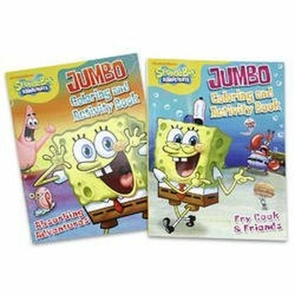 SpongeBob SquarePants Jumbo Coloring & Activity Book 2-Pack