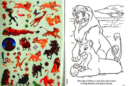 Colortivity Disney The Lion King - Grab Some Grub Coloring & Activity Book - Inc