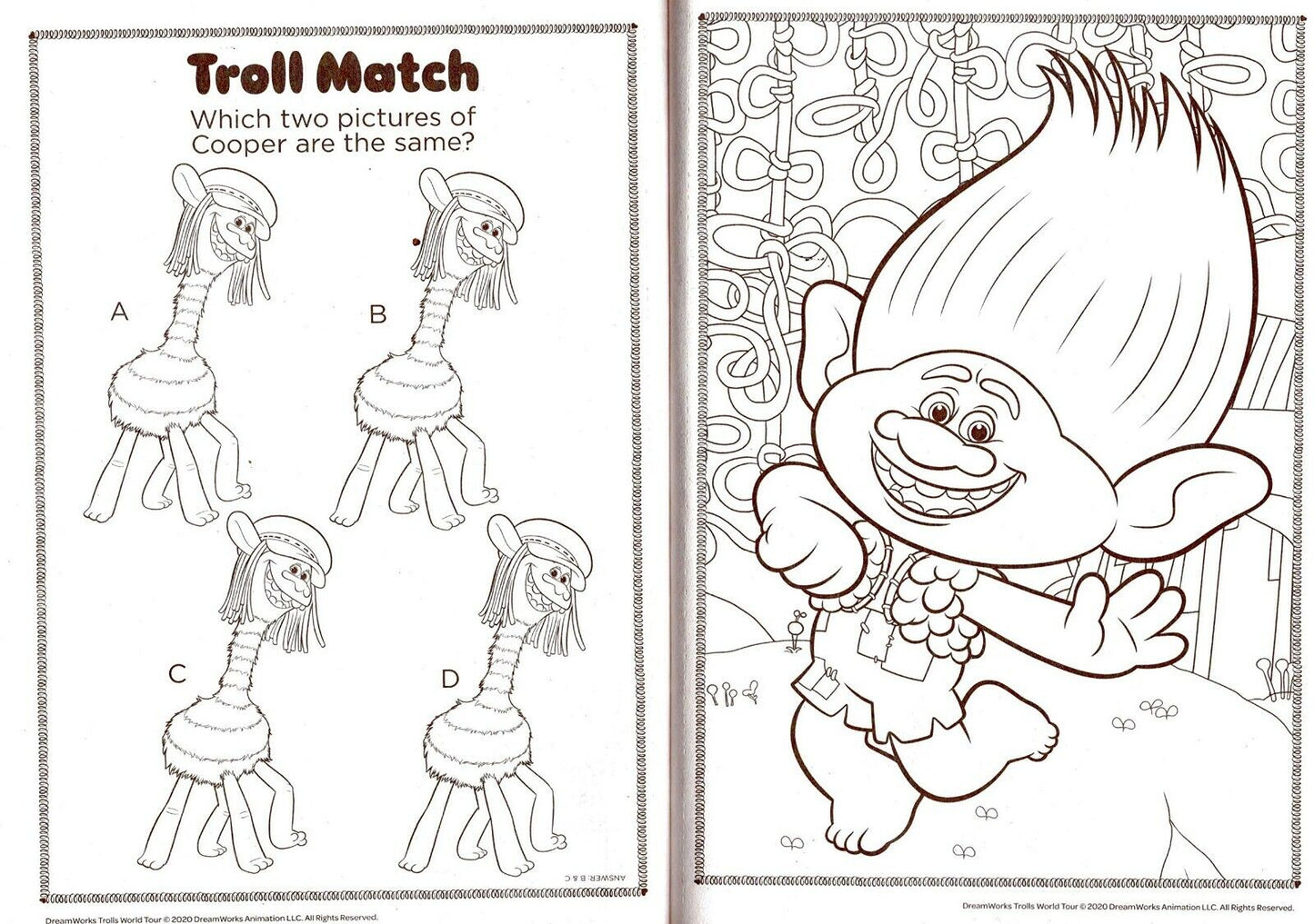 Trolls - Jumbo Coloring & Activity Book (Set of 2 Books)