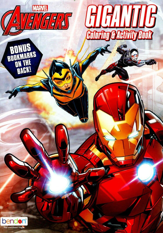 Marvel Avengers - Gigantic Coloring & Activity Book - Bonus Stand-Up