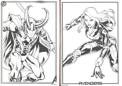 Marvel Avengers - Gigantic Coloring & Activity Book - Bonus Stand-Up