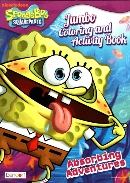 SpongeBob Seas the Day & Absorbing Adventures - Jumbo Coloring & Activity Book